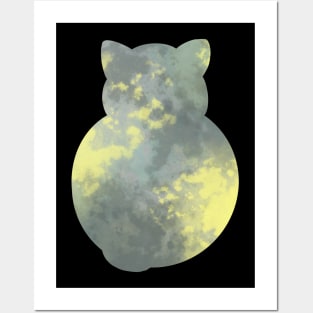 Moon Cat Posters and Art